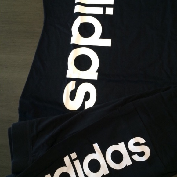 New with tags adidas outfit leggings tshirt set - Picture 3 of 7